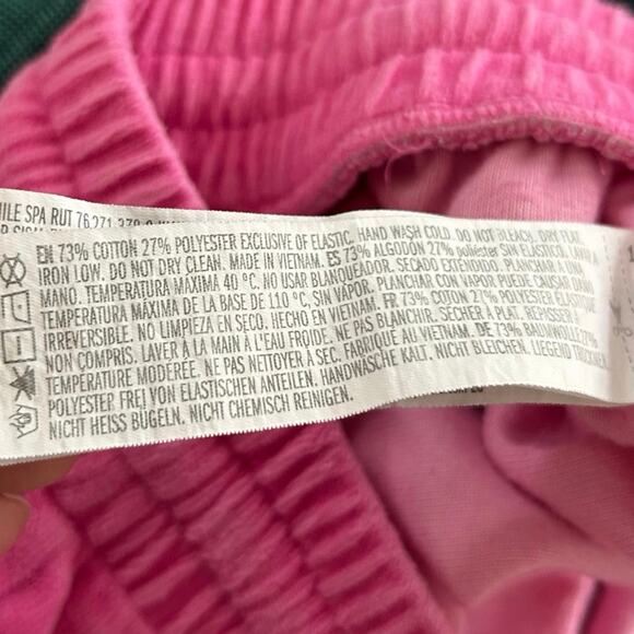 Forever21 Women Velour Rhinestone Bling Bootie Shorts Lounge Casual Pink Size 0X - Picture 5 of 5